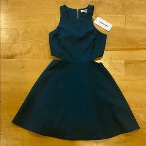 Elizabeth and James turquoise mini dress